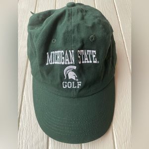 Michigan State Golf Hat Embroidered Adjustable Baseball Cap